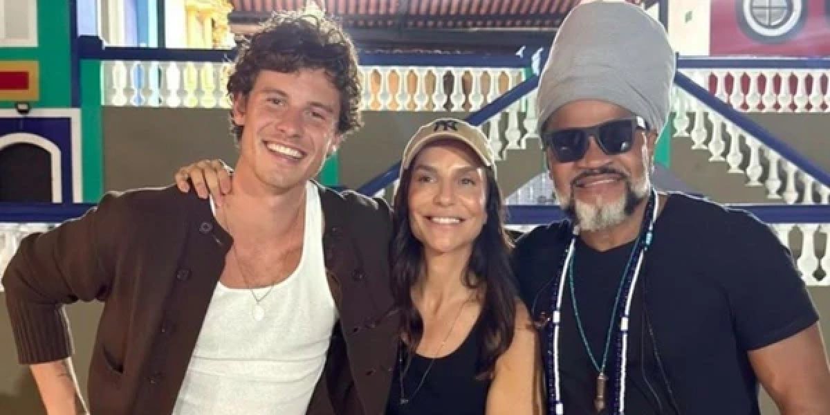 Ivete Sangalo leva Shawn Mendes para conhecer o Candyall Guetho Square e Carlinhos Brown