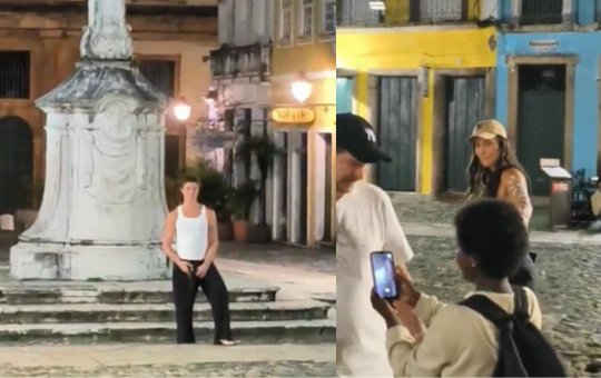 Após ensaio de Carlinhos Brown no Candeal, Shawn Mendes e Ivete Sangalo visitam o Pelourinho