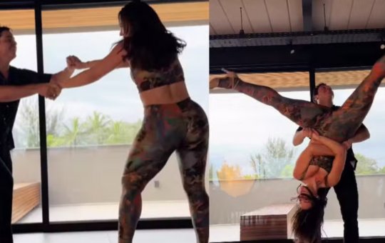 Rainha de honra da Grande Rio no Carnaval de 2026, Paolla Oliveira impressiona ao dançar salsa