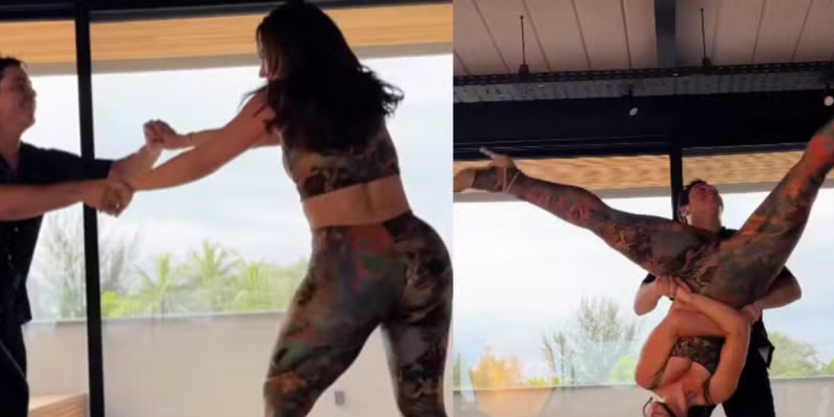 Rainha de honra da Grande Rio no Carnaval de 2026, Paolla Oliveira impressiona ao dançar salsa