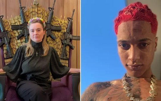 Após foto de deputada em “trono” de fuzis viralizar, Oruam critica: “Se eu postar é apologia ao crime”