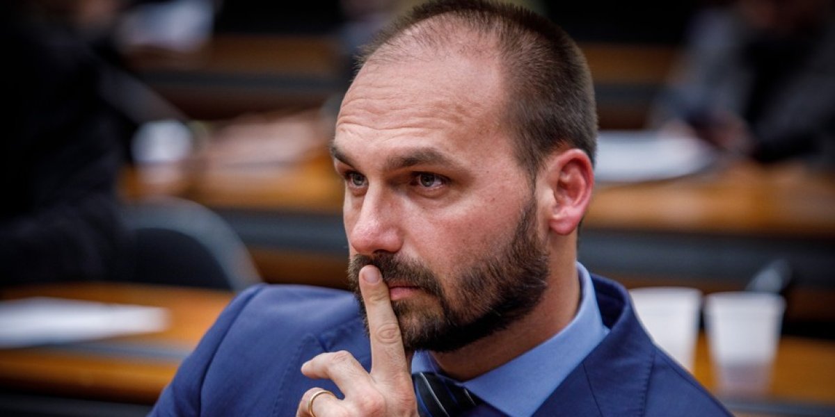 Eduardo Bolsonaro, filho do ex-presidente Jair Bolsonaro