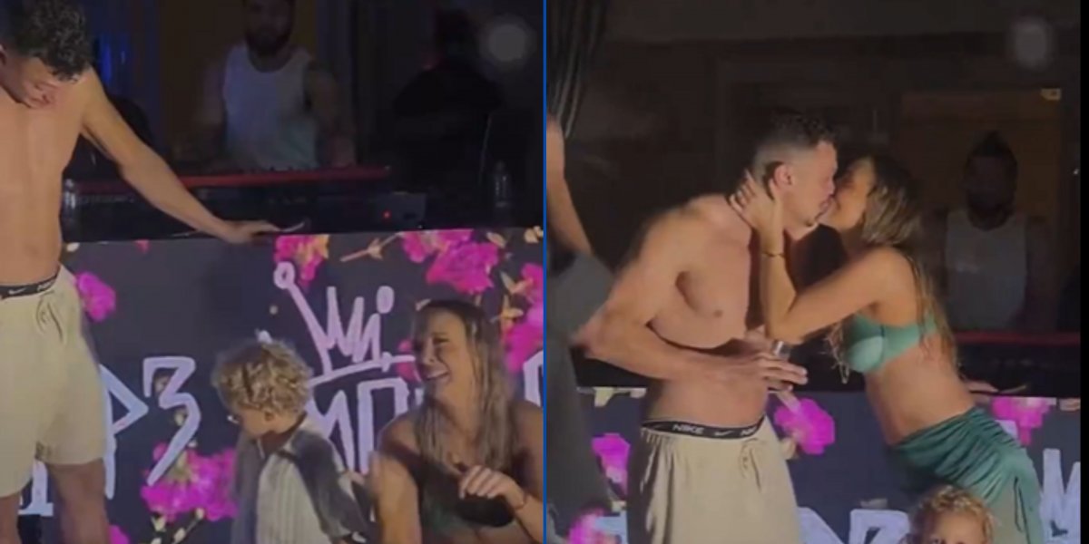 Voltaram? Julio Cocielo e Tata se beijam em festa e dão indícios de reconciliação 