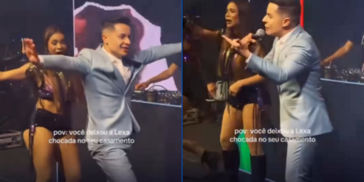 Noivo rouba atenção ao dançar música com Lexa em casamento