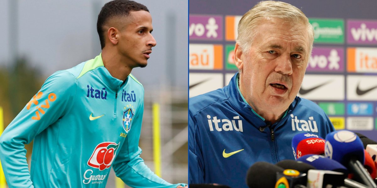 Ancelotti não poupa elogios a Luciano Juba e confessa que atleta tem chances de ir à Copa do Mundo