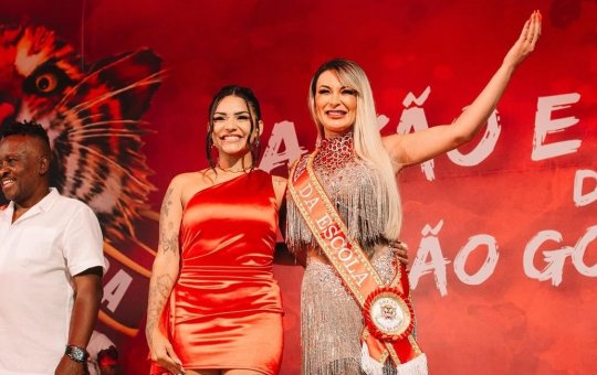 Carnaval 2026: Andressa Urach é anunciada como musa de escola de samba do Rio de Janeiro