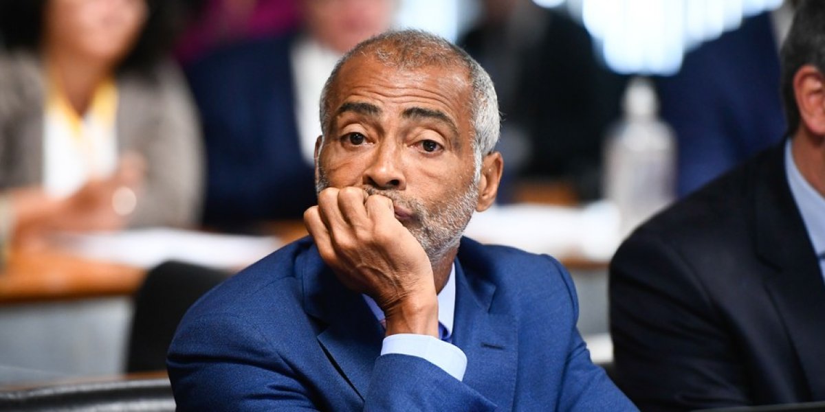 Romário hoje é senador do Rio de Janeiro