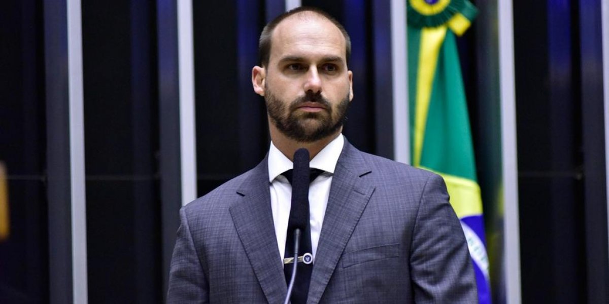 Eduardo Bolsonaro, filho do ex-presidente Jair Bolsonaro