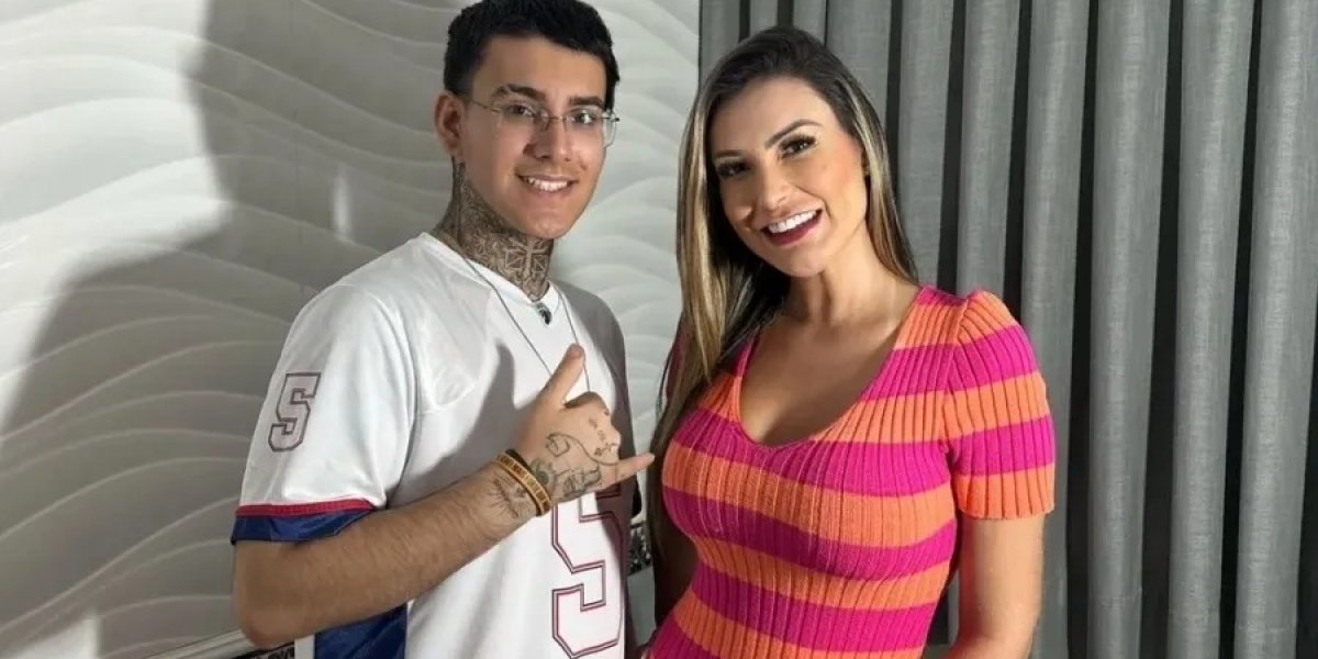 Andressa Urach revela que agrediu o filho por medo de que ele fosse gay: "Fui religiosa"