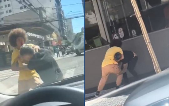 Deputado do PT é visto trocando socos nas ruas de Curitiba