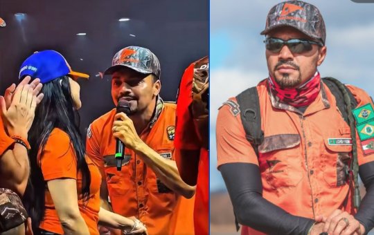 Esposa de Tirullipa perdoa traição após participação do humorista no grupo "Legendários"