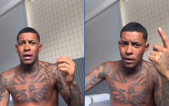 MC Poze nega ter colocado roupas de Vivi em sacos de lixo e desabafa: 'sem necessidade nenhuma'