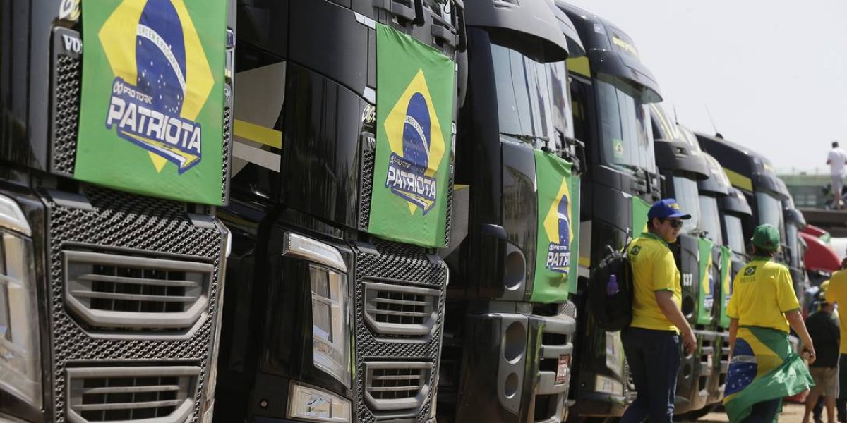 Caminhoneiros apoiadores de Bolsonaro