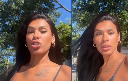 Pocah é chamada de “baranga” por policial e reage de forma inusitada