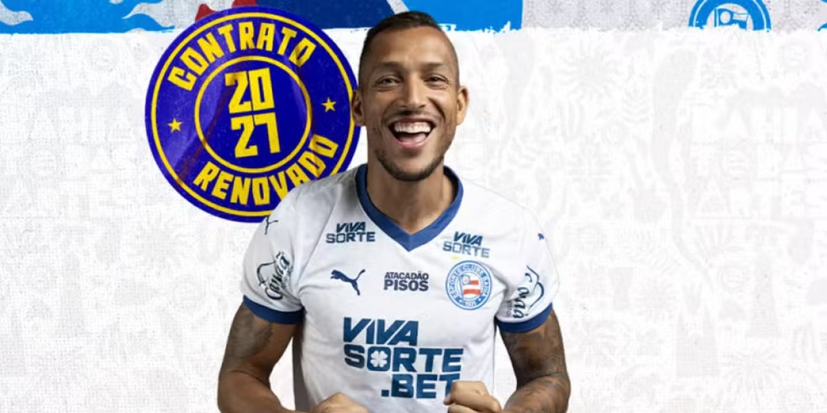 Bahia anuncia renovação de contrato com David Duarte até o fim de 2027