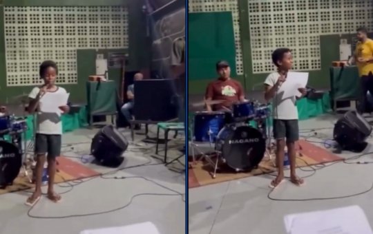 Cantor mirim viraliza na internet e é comparado a Michael Jackson