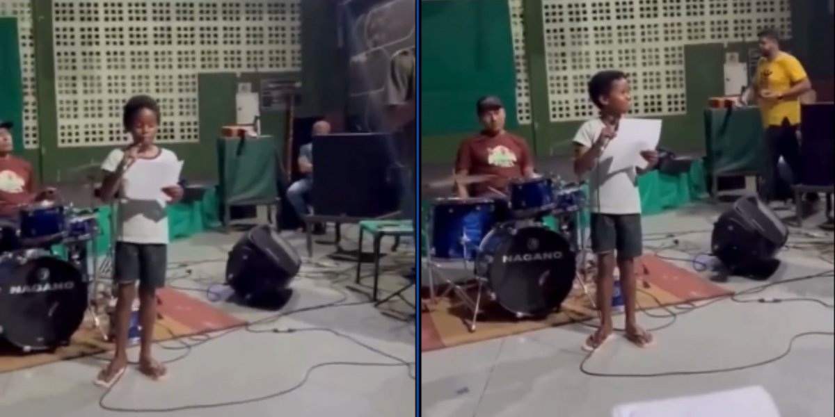 Cantor mirim viraliza na internet e é comparado a Michael Jackson