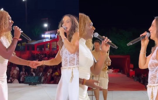Em sua primeira apresentação após término com Daniel Cady, Ivete brinca: 'Vai dando um fogo no c*'