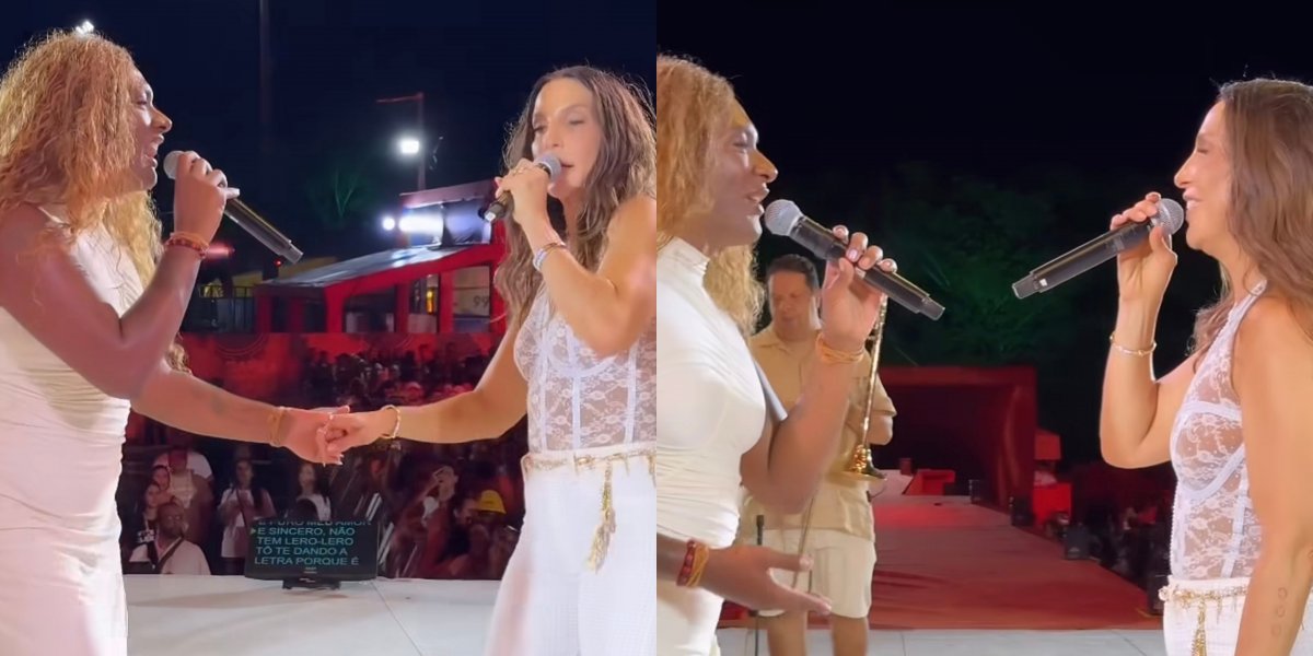 Em sua primeira apresentação após término com Daniel Cady, Ivete brinca: 'Vai dando um fogo no c*'