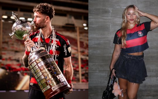 Novo casal? Léo Pereira e Flávia Saraiva são vistos saindo juntos de festa