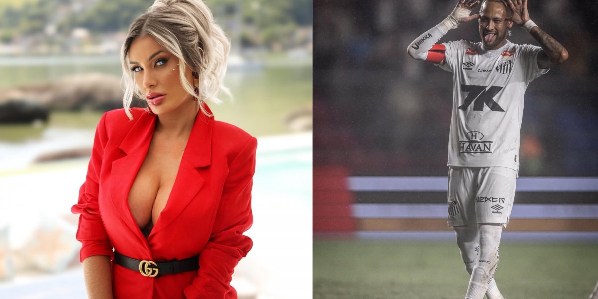 Andressa Urach revela tamanho do pênis de Neymar e outros famosos: 'Médio'