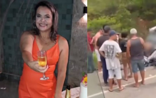 Colisão entre carro e ônibus deixa psicóloga morta e oito feridos na Bahia