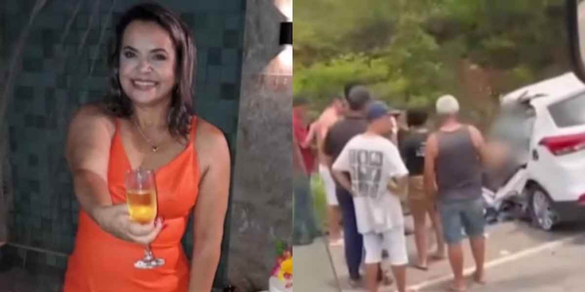 Colisão entre carro e ônibus deixa psicóloga morta e oito feridos na Bahia