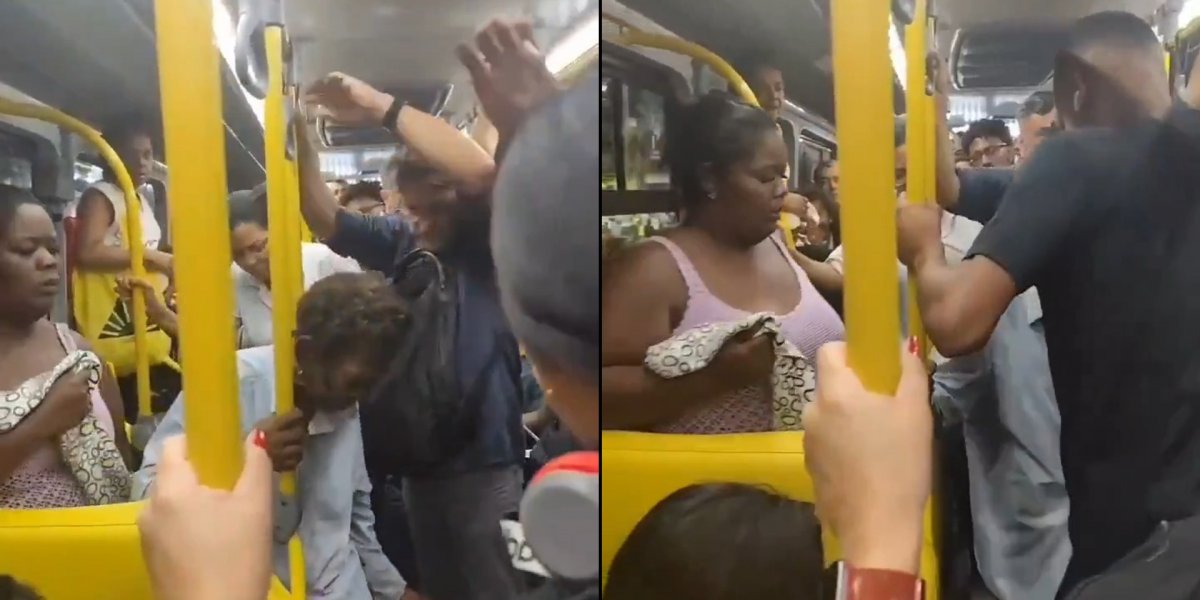 Idosa defeca dentro de ônibus e joga fezes em passageiros