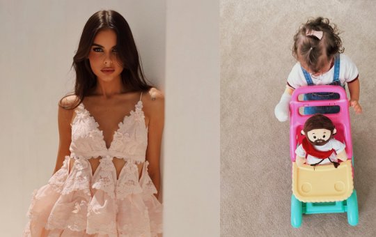 Amanda Kimberly posta foto da filha após acidente doméstico