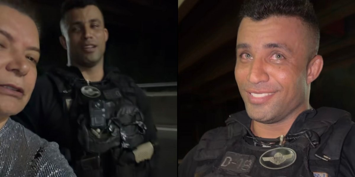 David Brazil é parado em blitz e surpreende policial: 'Tá casado ou solteiro?'