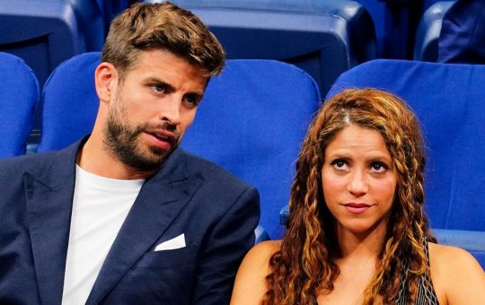 Piqué ao lado de Shakira