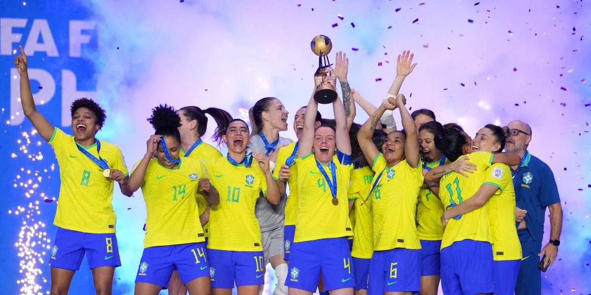 Brasil conquista Copa do Mundo de Futsal Feminino da Fifa pela primeira vez