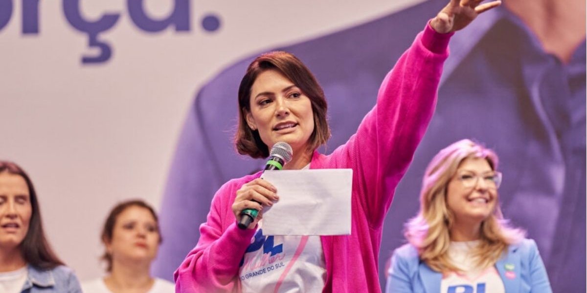Michelle Bolsonaro se afasta do PL Mulher devido a problemas de saúde