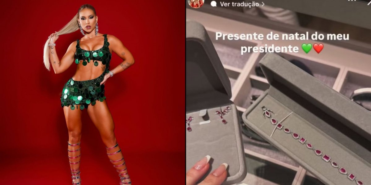 Virgínia mostra presente valioso que ganhou do presidente da Grande Rio: 'Presente de Natal'