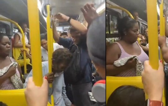 Nova versão muda caso de suposta defecação em ônibus no Rio: eram cacos de vidro