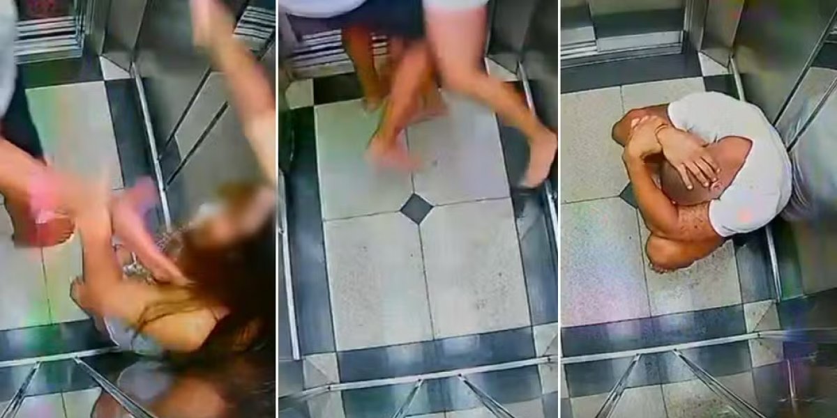 Vídeos revelam agressões pouco antes de mulher morrer ao cair do 10º andar de prédio em São Paulo