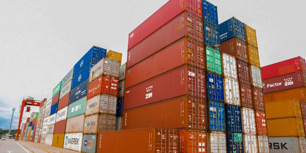 Contêineres para exportação 