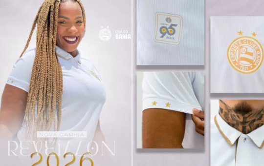 Bahia lança camisa especial de Réveillon; confira