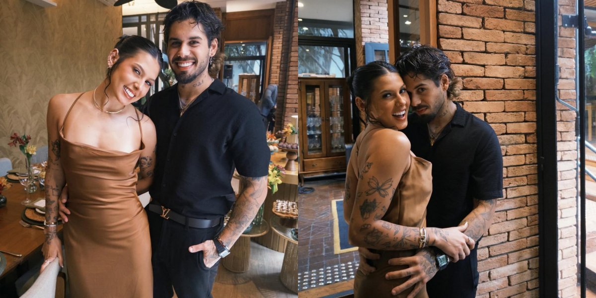 Durante casamento, Ana Castela pega buquê e Zé Felipe comemora: 'Caiu nas mãos certas'