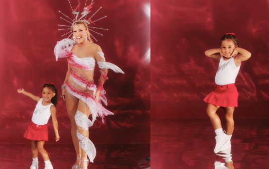 Lore Improta leva Liz pela 1ª vez em ensaio da Unidos do Viradouro