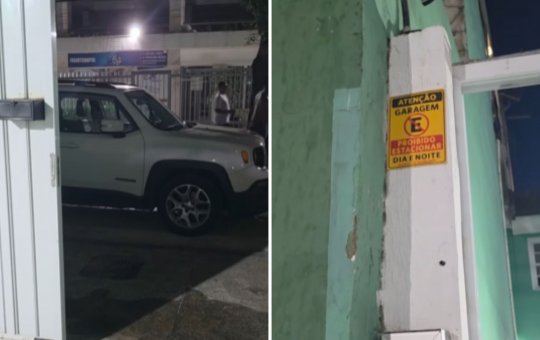 Morador da Barra precisa pedir táxi para sair de casa após um carro parar em frente a garagem