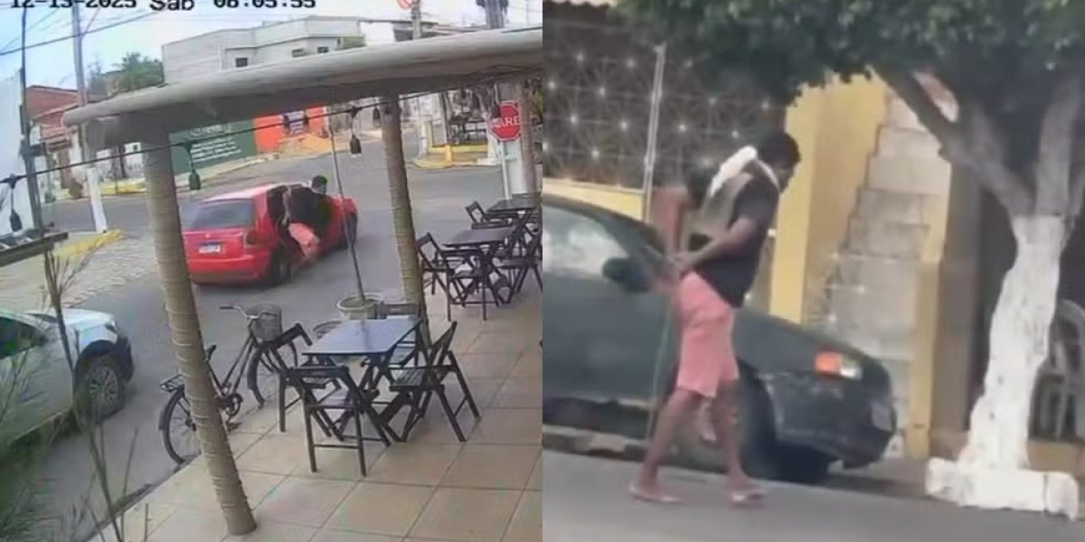 Homem amarrado e amordaçado pula de carro para escapar de sequestro no Ceará