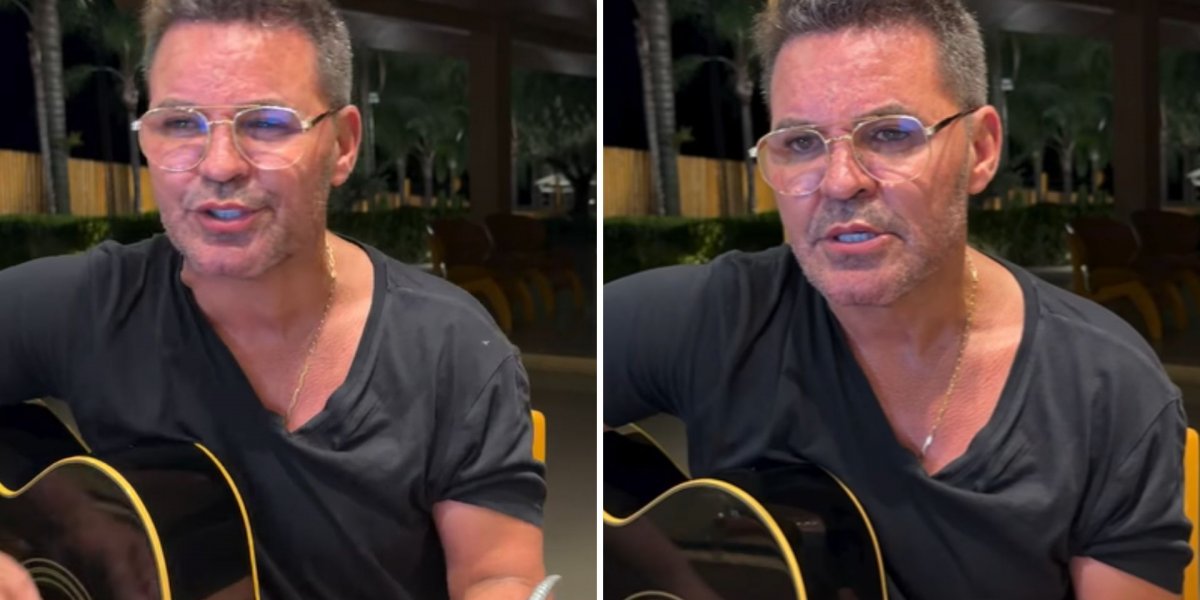 Eduardo Costa cria canção sobre polêmica de Zezé Di Camargo e desabafa: 'política virou um jogo'
