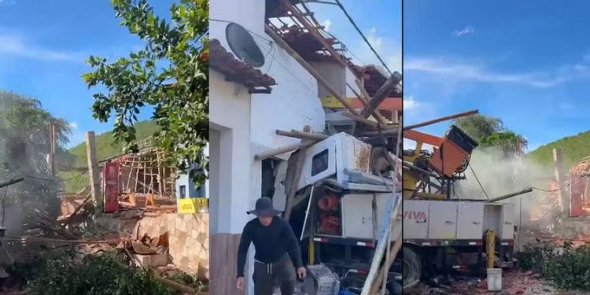 Caminhão invade casa e deixa cinco mortos na zona rural de Palmeiras, na Chapada Diamantina