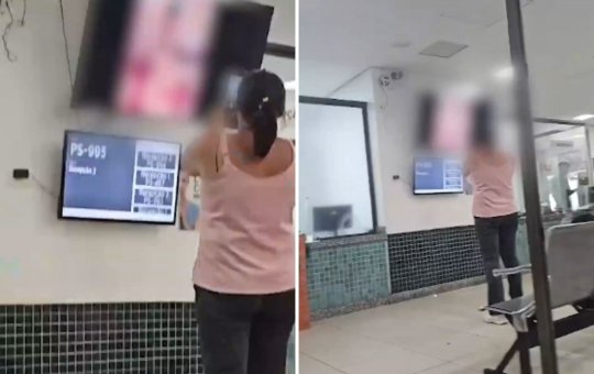 Hospital tem TV invadida e conteúdo pornográfico é exposto na sala de espera
