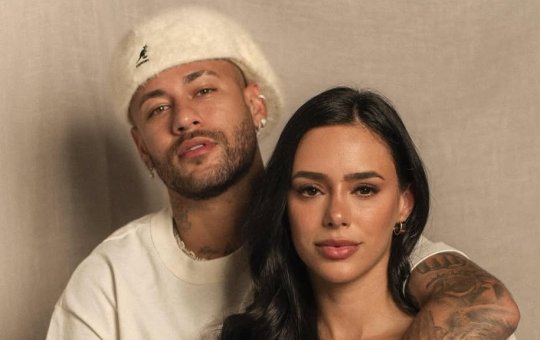Neymar se declara para Bruna Biancardi ao som da dupla Sandy & Júnior