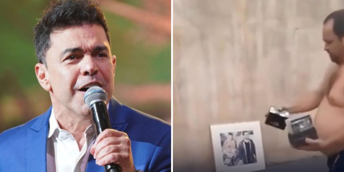 Após polêmica, Fã de Zezé Di Camargo destrói homenagens ao cantor: 'Isso para mim não vale mais nada'