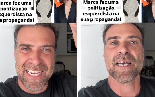 Ex-repórter da Globo se revolta com propaganda da Havaianas e joga sandálias no lixo: 'Eu nunca mais vou usar'