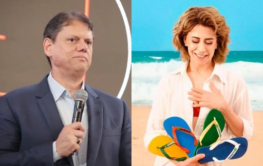 Tarcísio manda indireta à Havaianas após polêmica com campanha publicitária