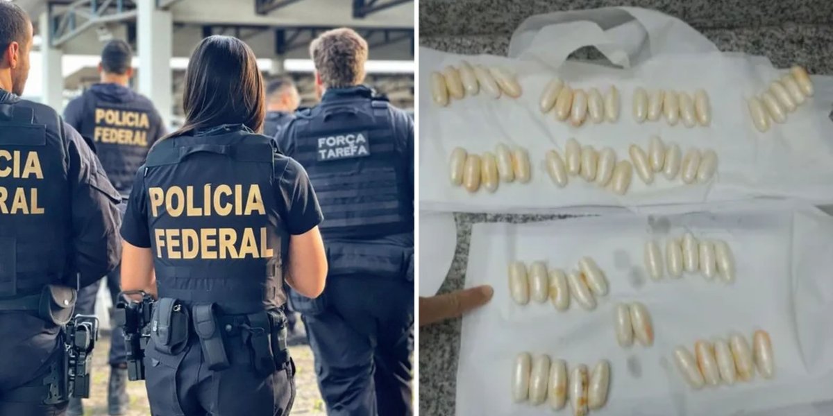 Homem é preso em aeroporto após engolir 80 cápsulas de cocaína
